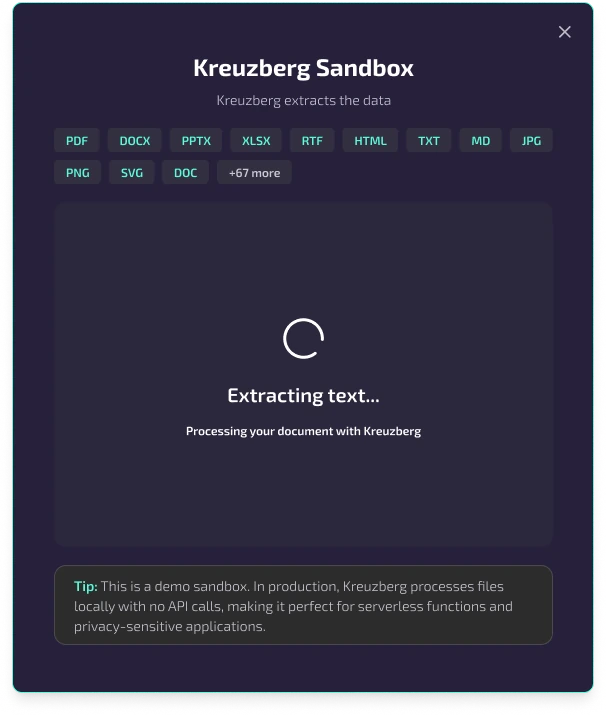 Sandbox: extracting screen